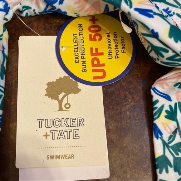 Girls NWT Tucker+Tate Floral Swim Shirt - Picture 4 of 4